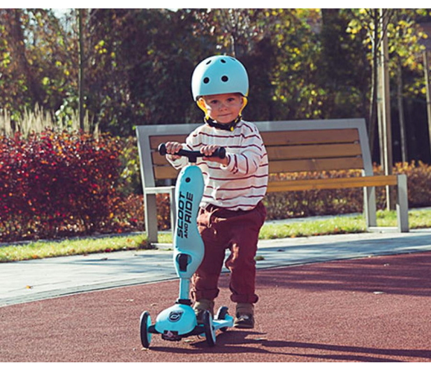 Scoot & Ride Kask Ochronny XXS-S dla dzieci 1-5 lat Blueberry - 580277 - zdjęcie 5
